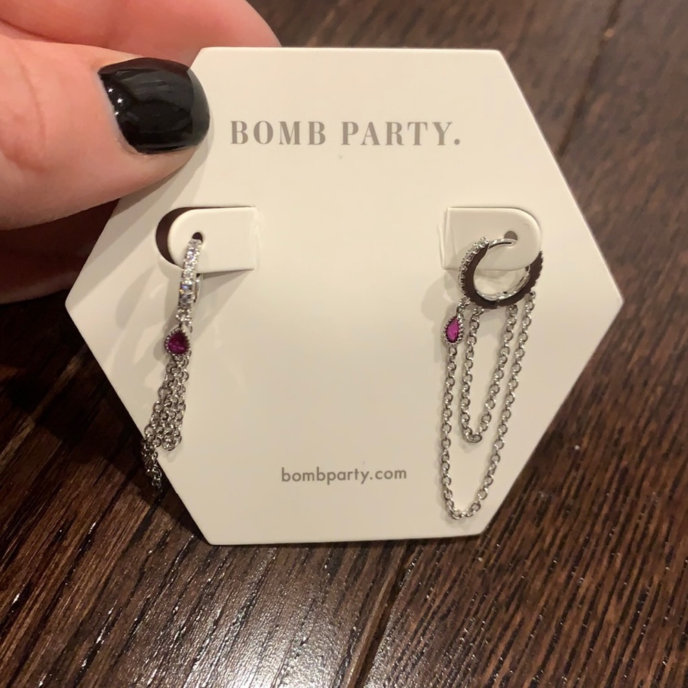 Bomb party earrings